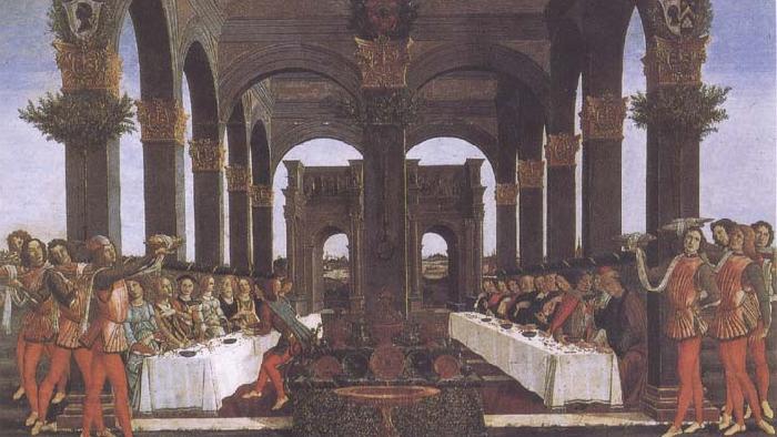 Sandro Botticelli Novella di Nastagio degli Onesti Spain oil painting art